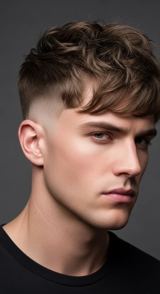 High Taper Fade Textured Crop