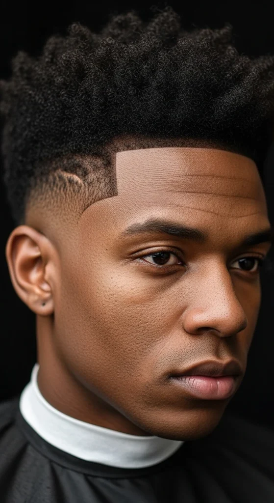 High Taper Fade for Black Men