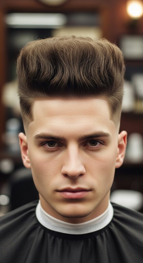 High Top with Low Taper Fade