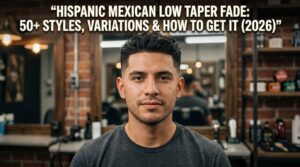 Hispanic Mexican Low Taper Fade