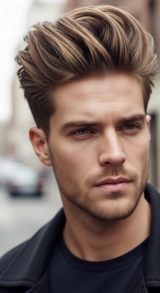 Loose Perm Blowout Taper