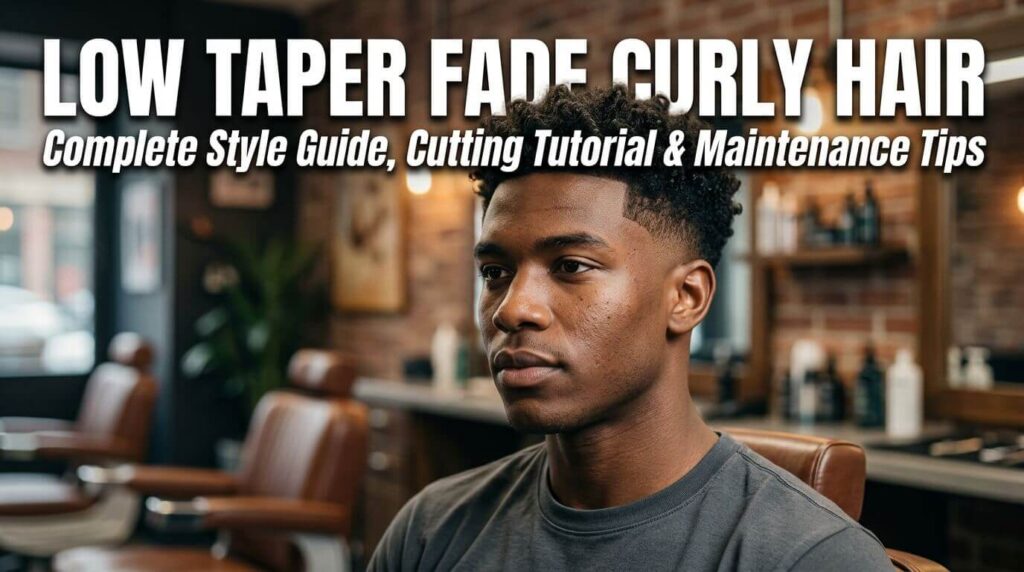 Low Taper Fade Curly Hair
