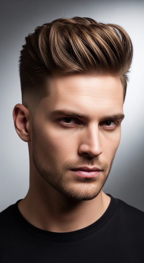Low Taper Fade with Quiff