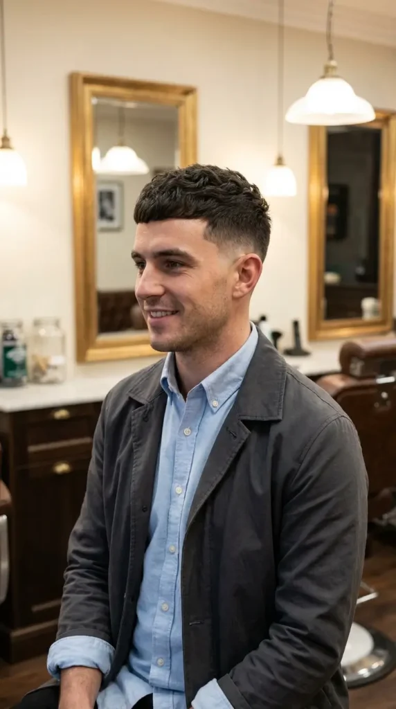Low Taper Fade with French Crop