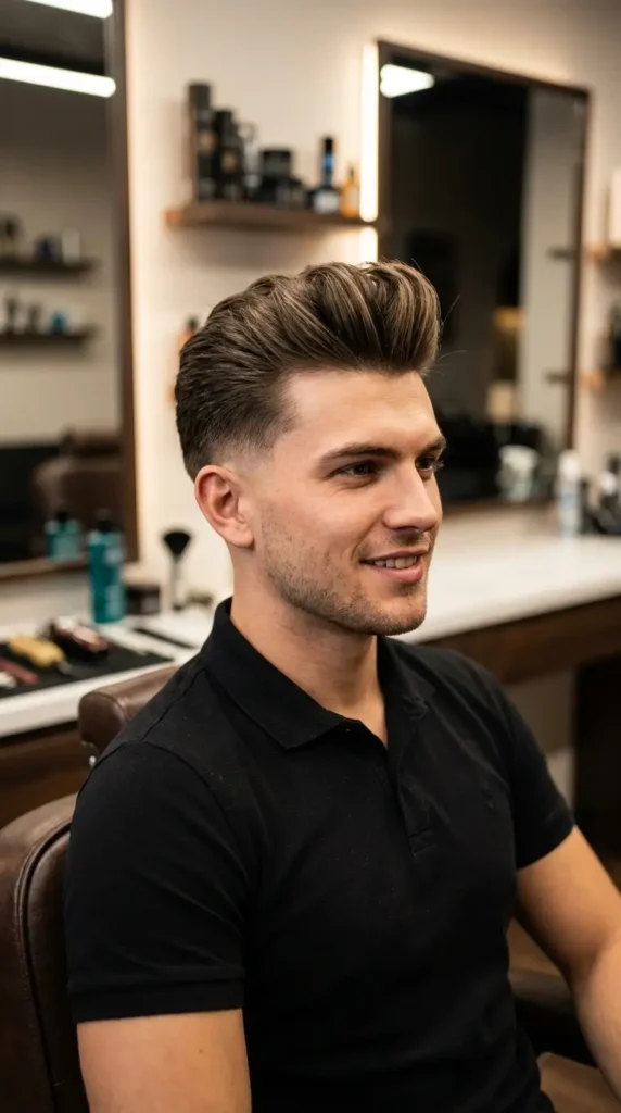 Blowout Taper Quiff