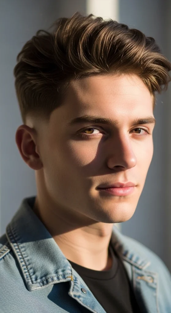 Medium Length Low Taper Fade