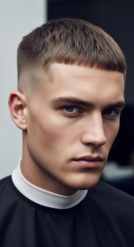 Mid Fade Buzz Cut