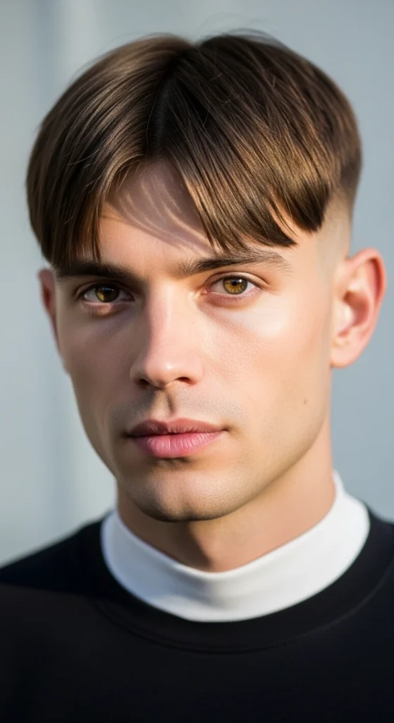 Mid Fade Curtain Bangs