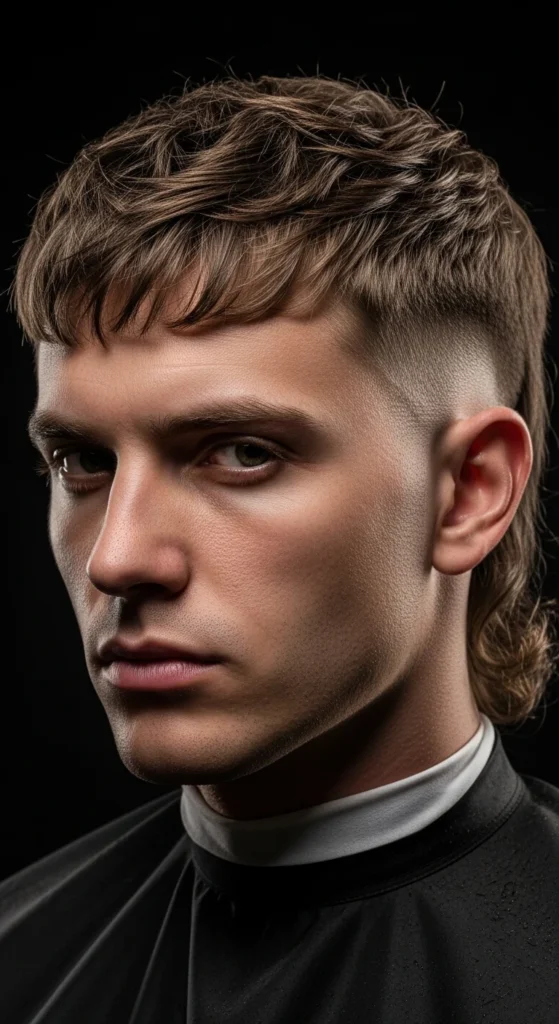 Mid Fade Mullet