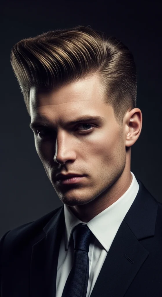 Mid Fade Pompadour.