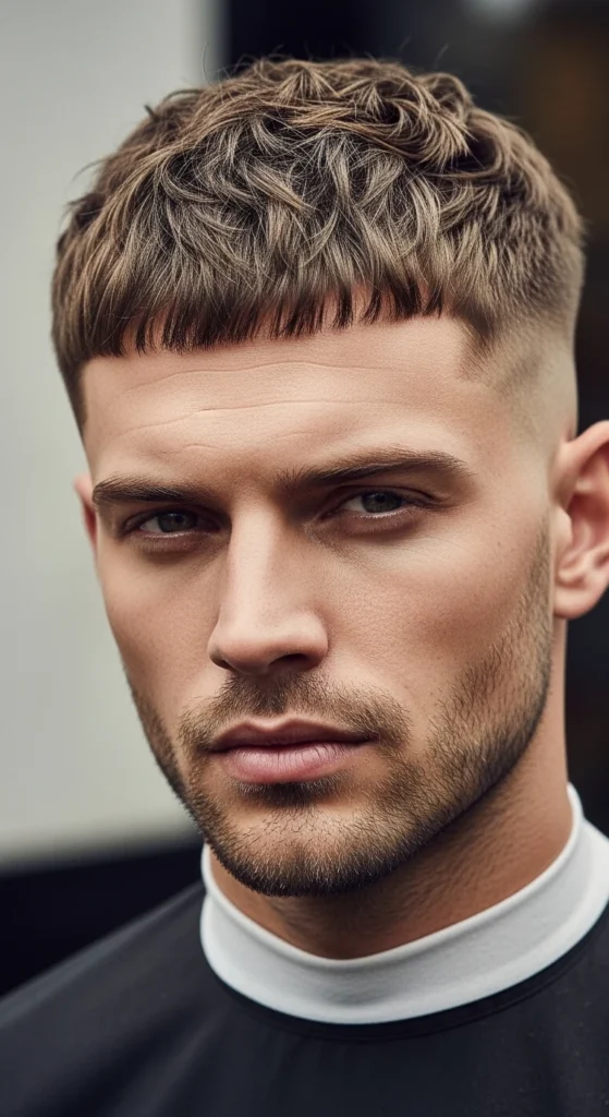 Mid Fade Textured Crop