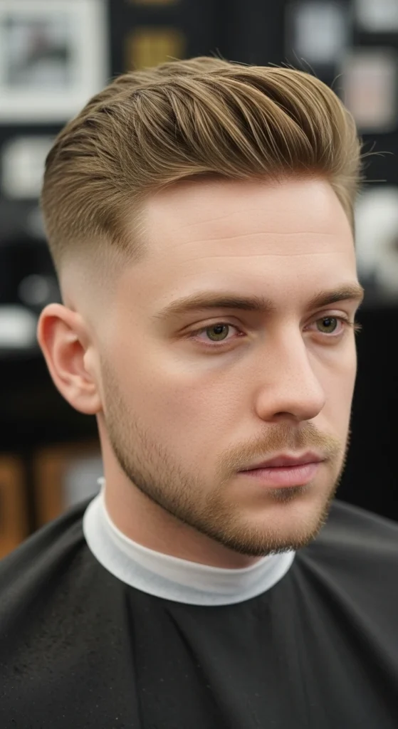 Mid Fade Thin Hair