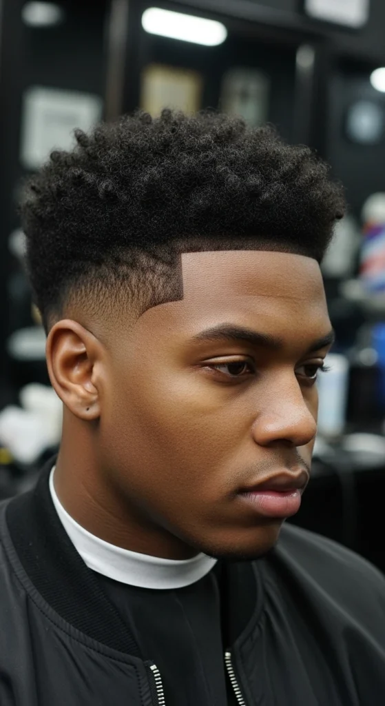 Mid Fade for Black Men