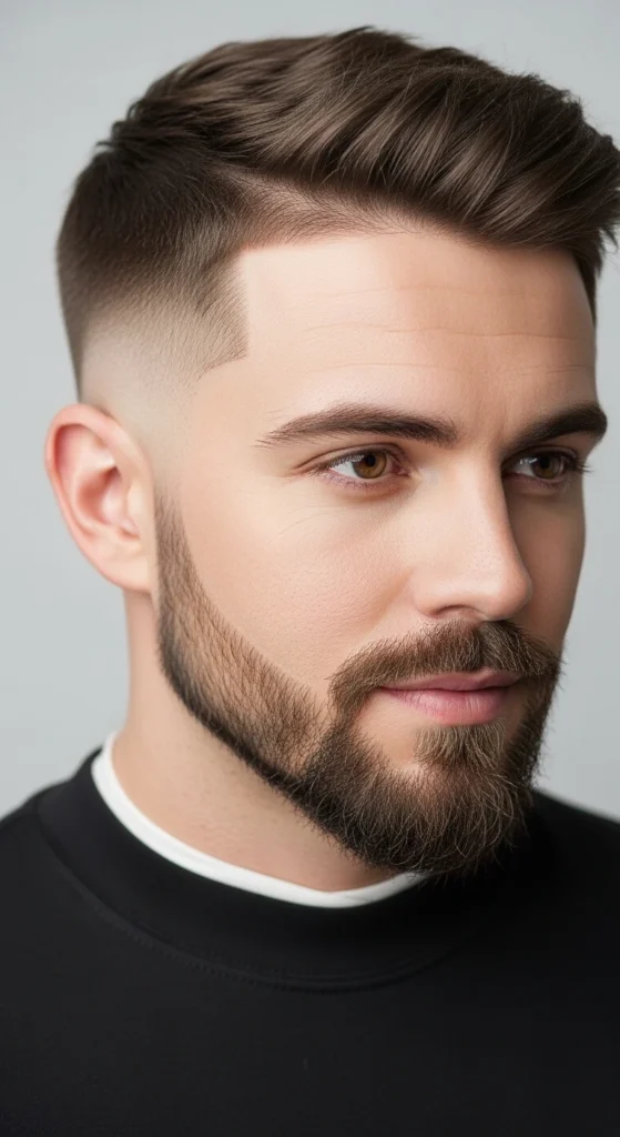 Mid Fade with Goatee