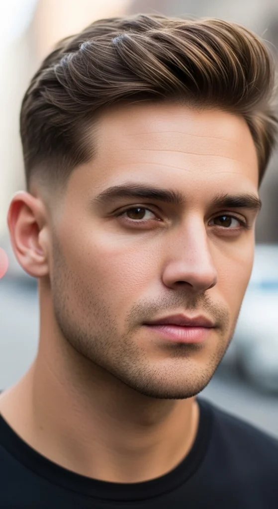 Mid Taper Drop Fade.