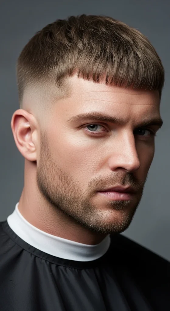 Mid Taper Fade French Crop