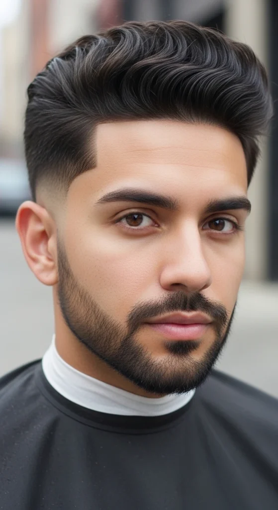 Mid Taper Fade Hispanic