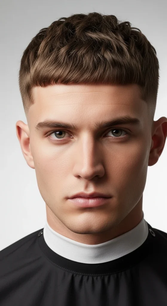 Mid Taper Fade Short Hair