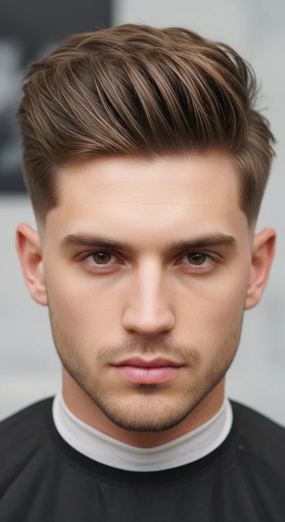 Mid Taper Fade Thick Hair