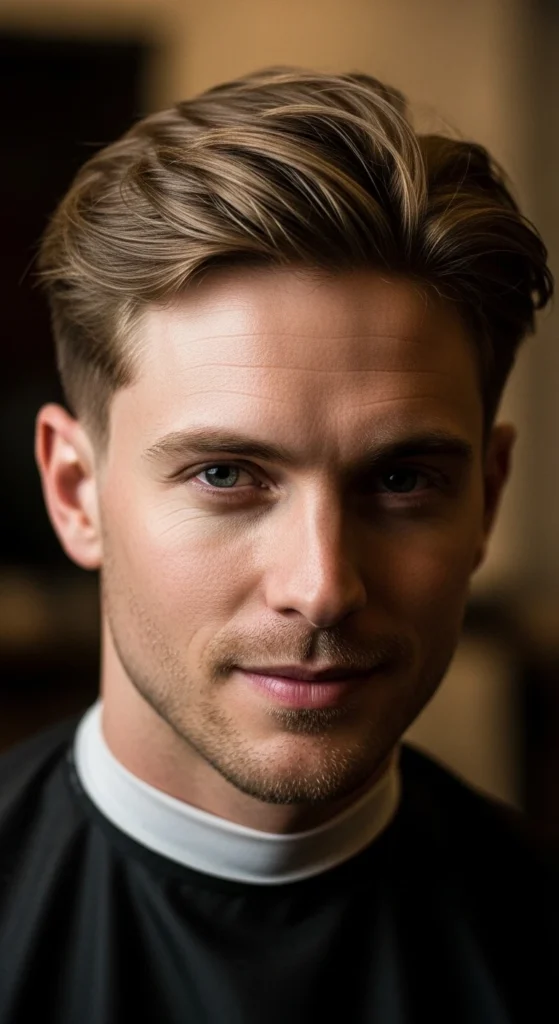 Mid Taper Fade Thin Hair