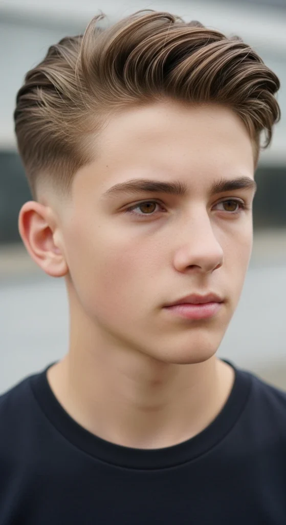 Mid Taper Fade White Boy