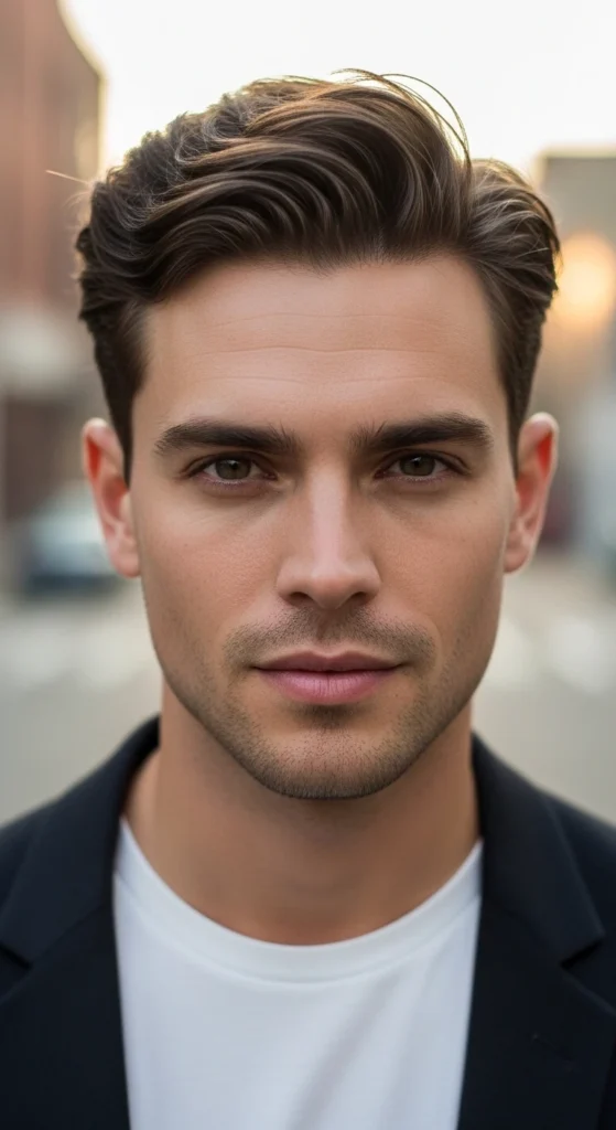 Mid Taper Middle Part