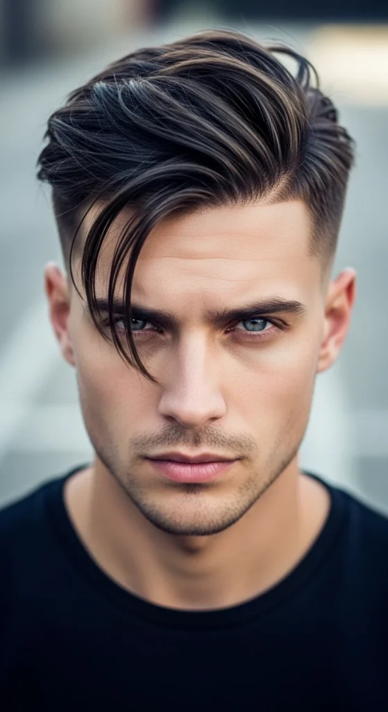 Middle Part Undercut