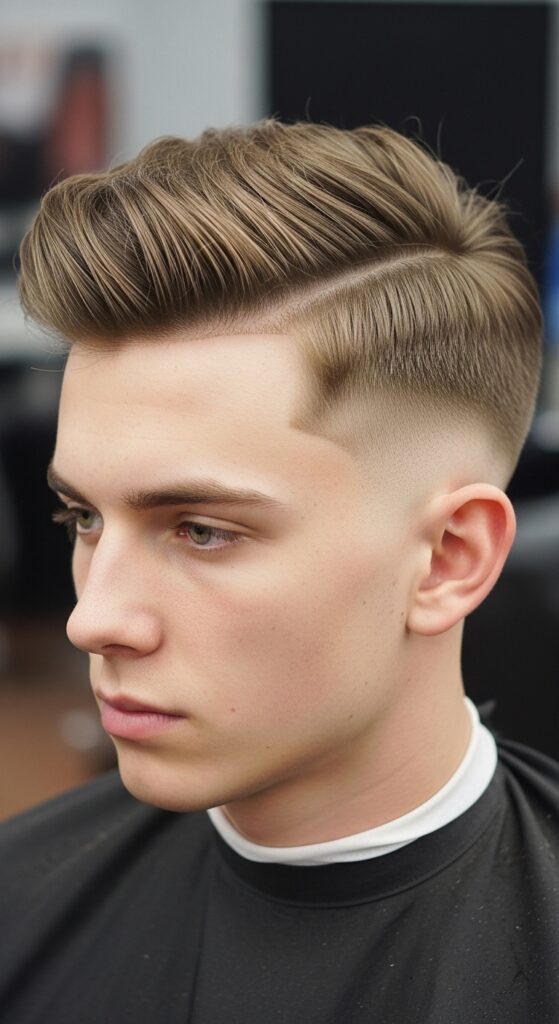 Noticeable Side Part Fade with Disconnection