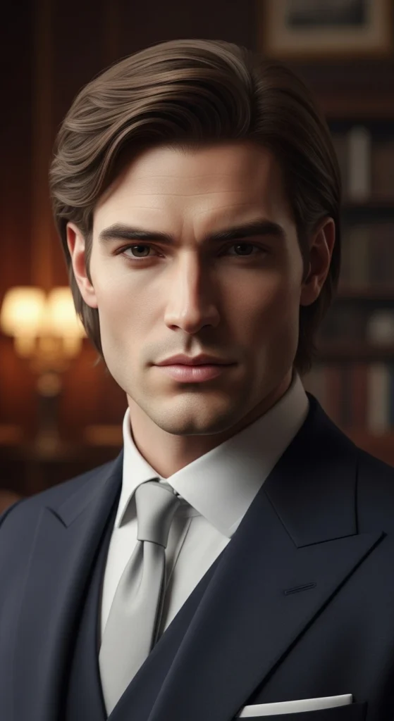 Old Money Middle Part