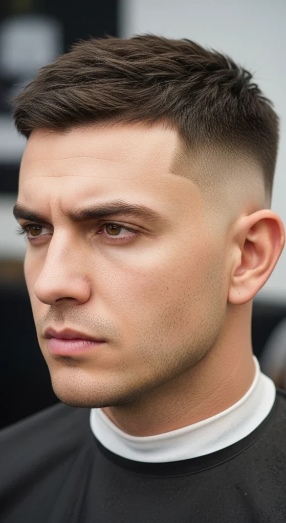 Short Crop with Drop Fade