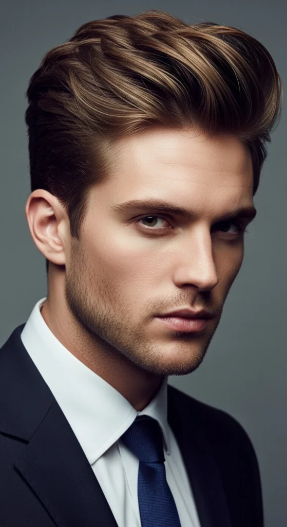 Short Hair Blowout Taper