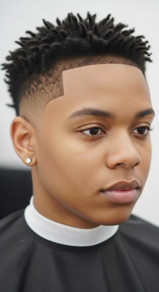 Starter Locs with Low Taper Fade