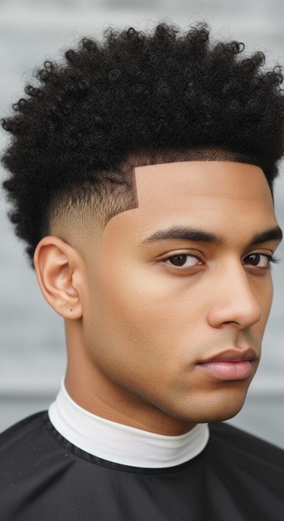 Tapered Afro for 4C Curls