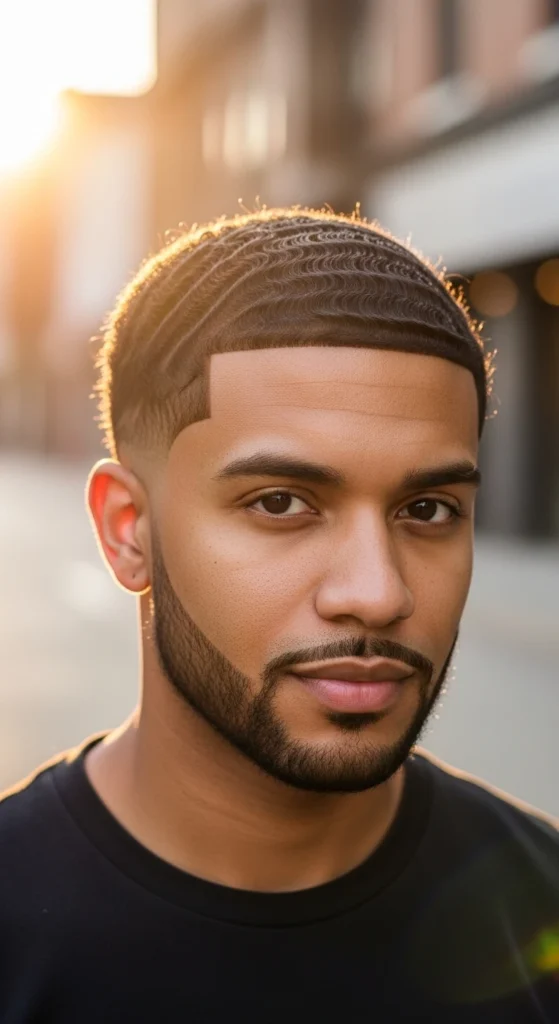 Wavy Top with Drop Fade