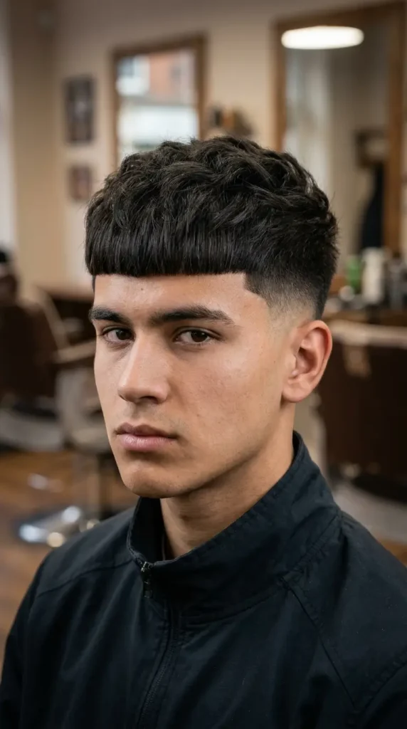 Fluffy Edgar Cut with Fade