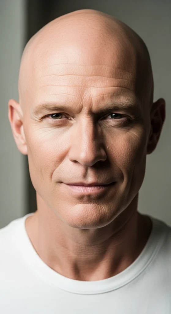 Clean Shave Bald Head