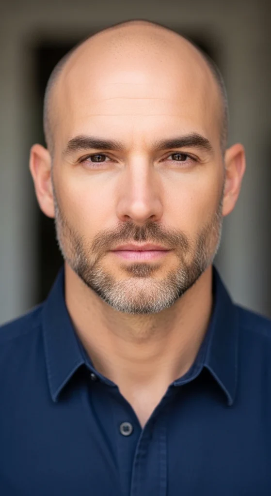 Clean Shave + Stubble