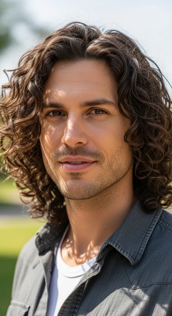 Long Curly Hair (Natural Texture)