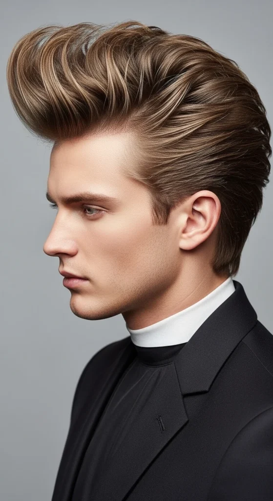 Long Wavy Quiff