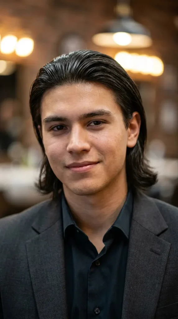 The Slick Back Long Hair