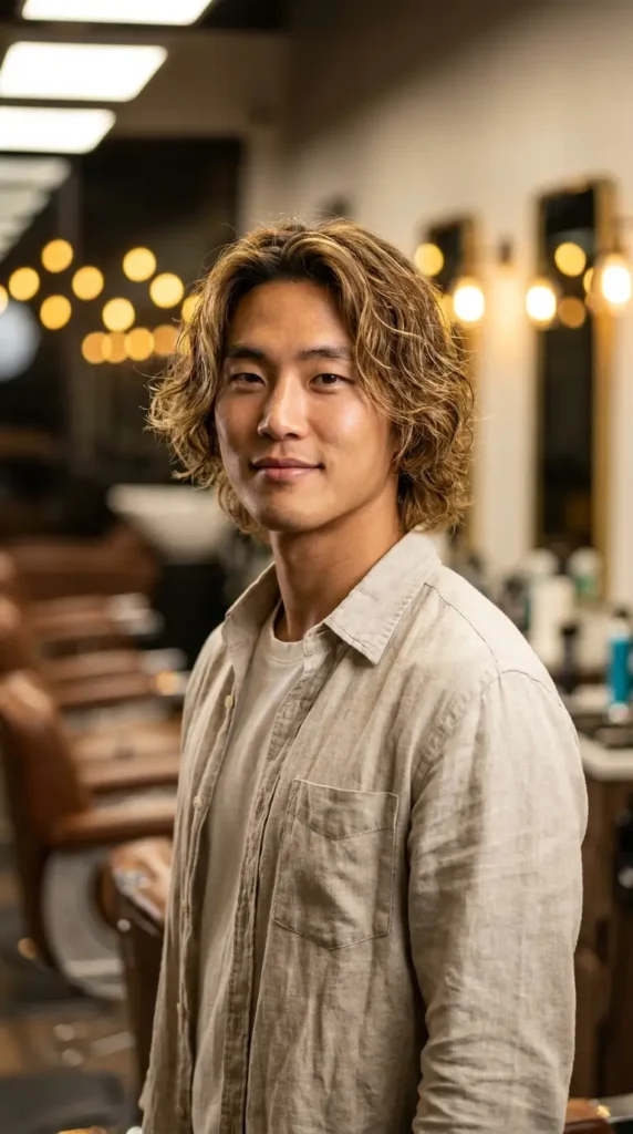 Surfer Haircut (Korean Coastal Style)