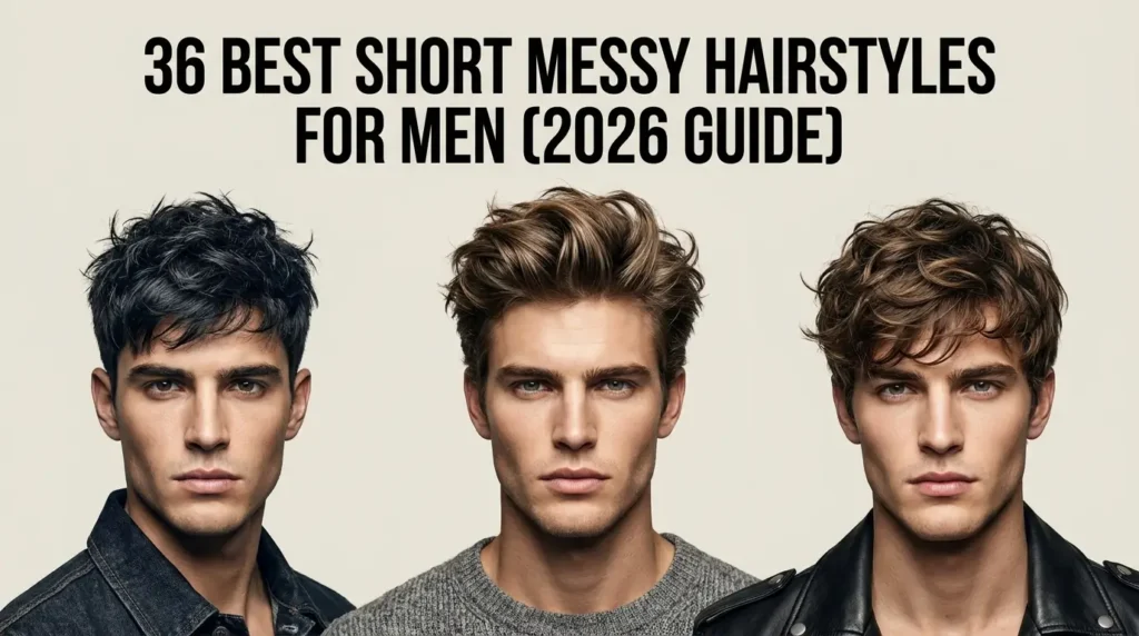 Short Messy Hairstyles for Men