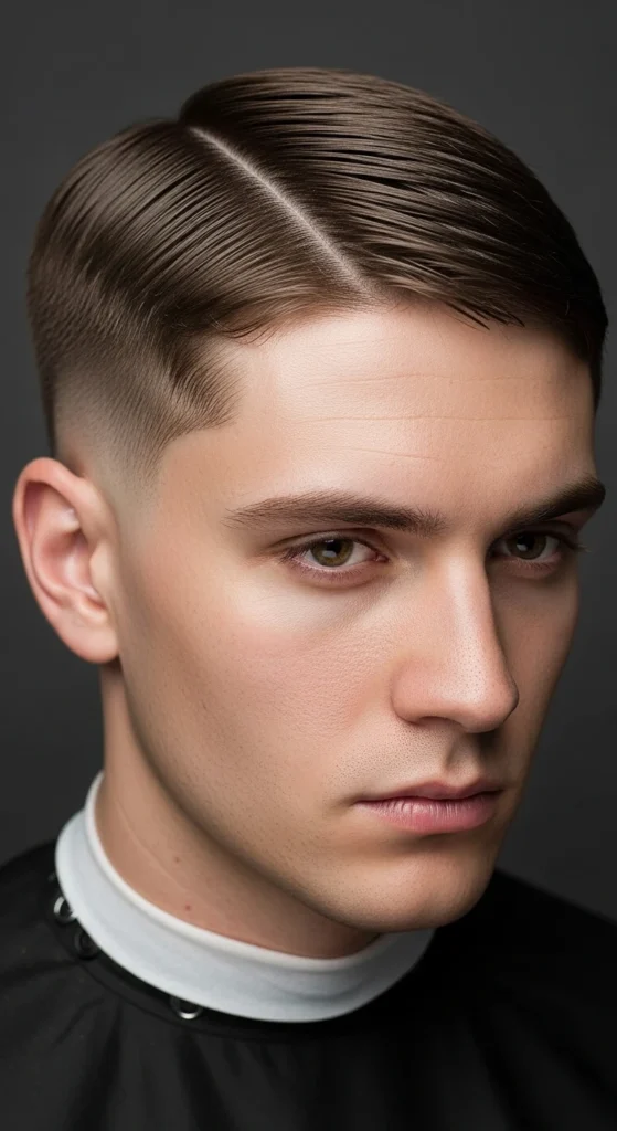 Middle Part Fade