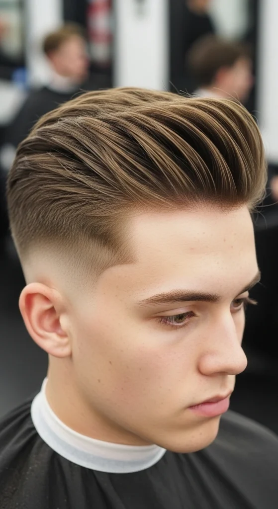 Quiff with Taper