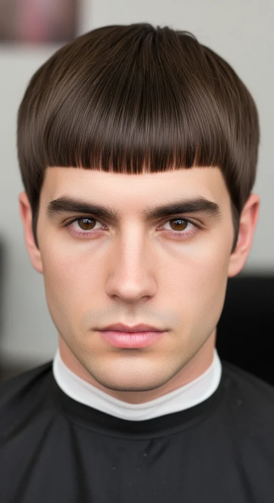 Straight Hair Mod Cut