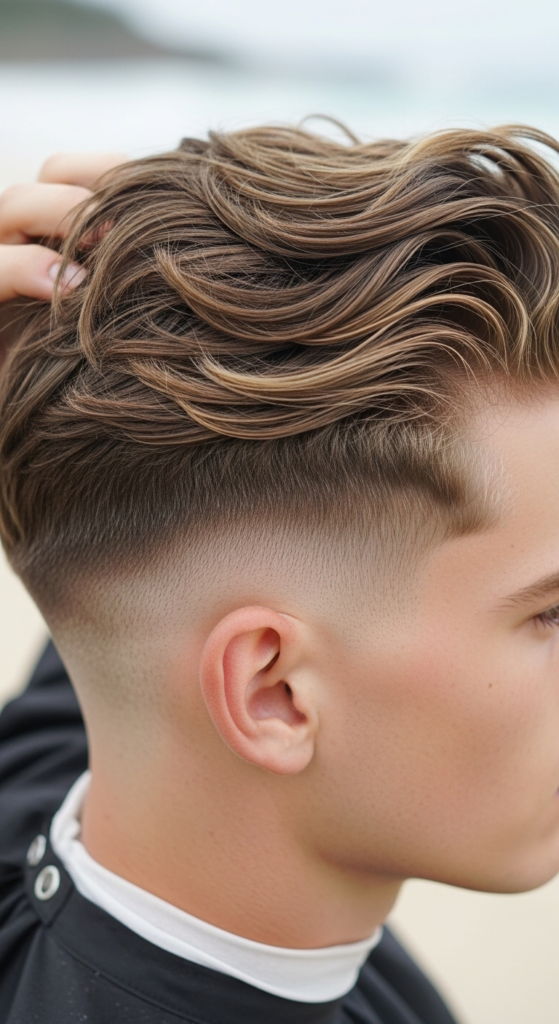 Wavy Hair Undercut