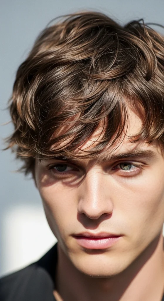 Wavy Messy Fringe
