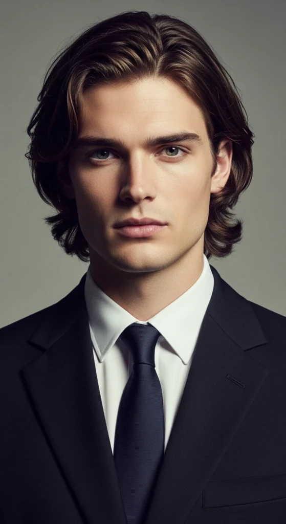 Wavy Middle Part