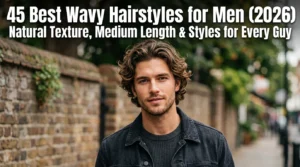 wavy hairstyles men