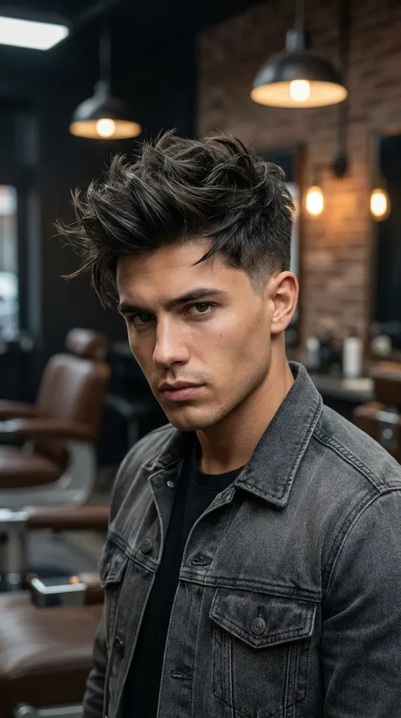 Edgy Blowout Taper Fade